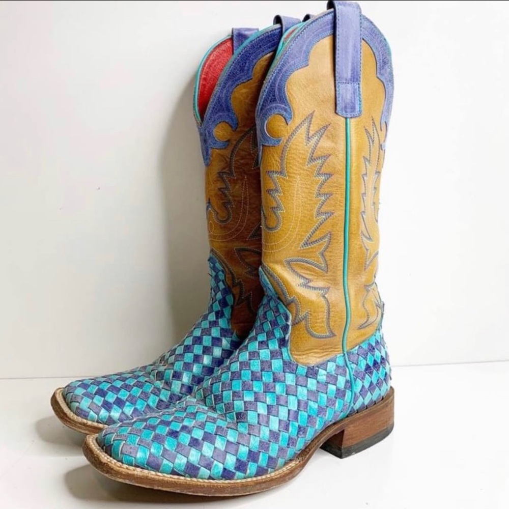 Macie Bean Unbeweavable Women’s Square Toe Boots. Size 7.5